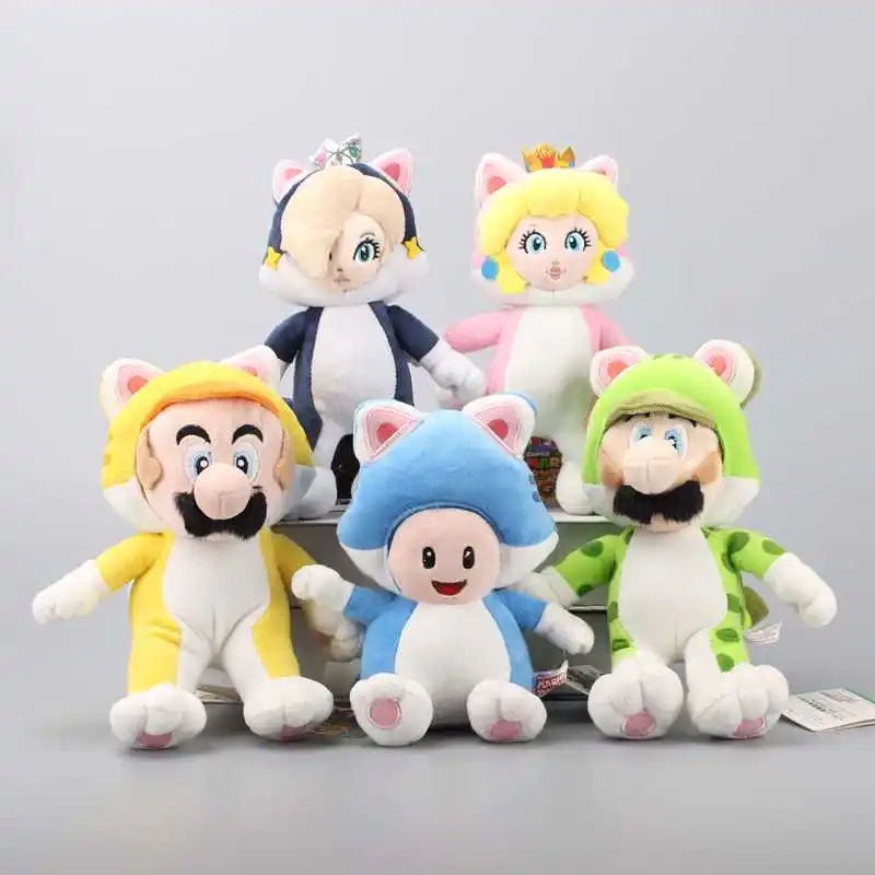 super mario 3d world plush