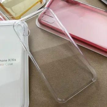 

Original Official transparent Case Cover for i 7 8 plus X XS MAX XR Silicone With packaging box