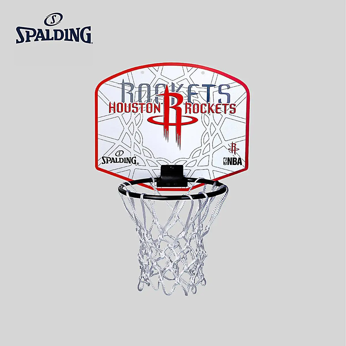 Spalding Rocket Team эмблема настенная подвесная мини задняя панель с липким отскоком баскетбольный мяч 77-631Y