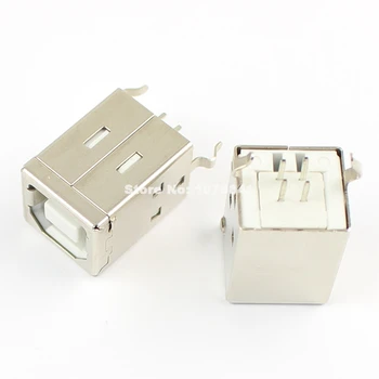 

100 Pcs Per Lot USB Type-B Female 4 Pin Plug Connector Socket DIY