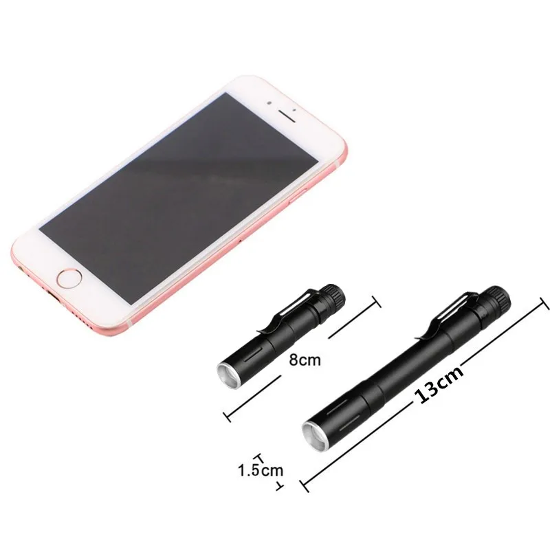 yunmai Mini Portable XPE LED Flashlight Torch Pocket Handy Light Lanterna 3 Mode Outdoor Camping fishing Light Using 1*AAA Q12