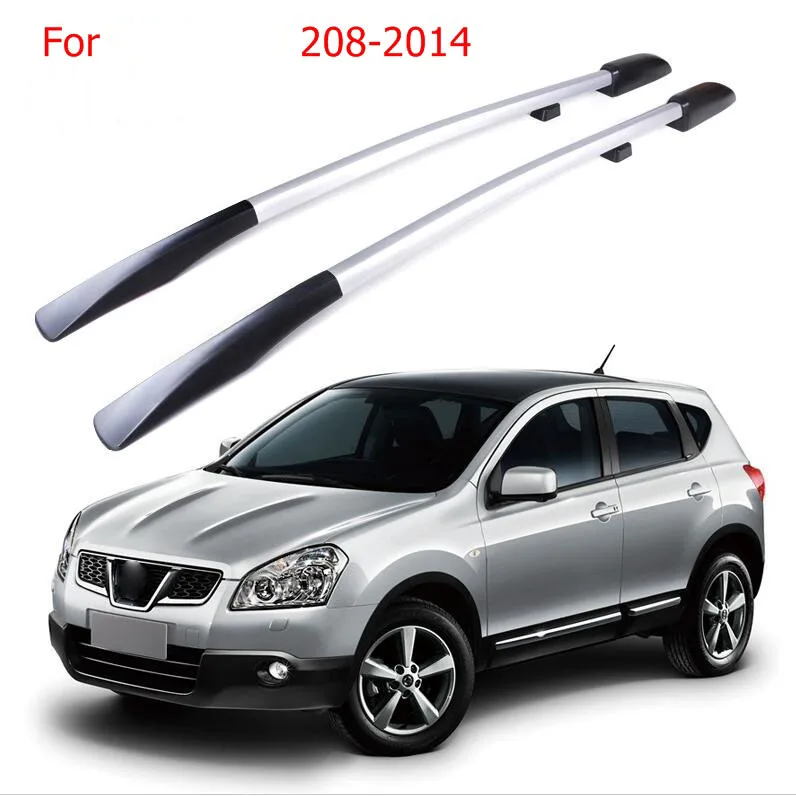 صناديق الجانب القضبان قضبان سقف رف الأمتعة الناقل مجموعة لنيسان كاشكاي 2008-2014 2009 2010 2011 2012 2013