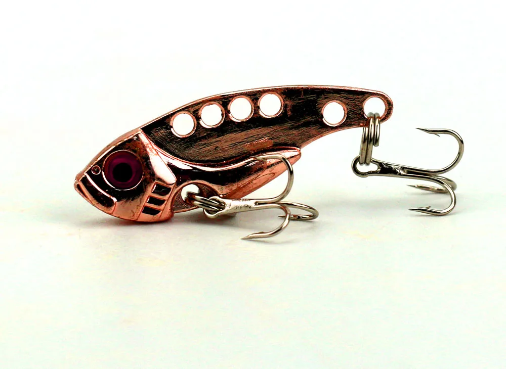 New 1pcs Vibration Fishing Lure Metal VIB Rattle Lures 4cm 7g Hard