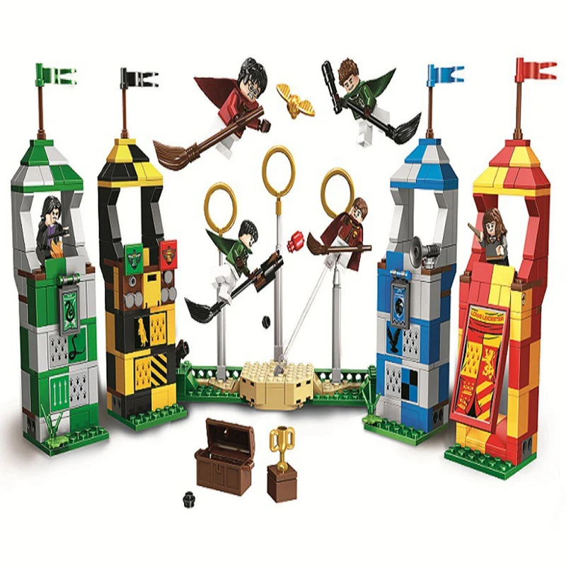 

2019 Harry Cartoon Potter 536pcs Building Blocks Toys Compatible with Legoingly 75956 Model Figure toys for Children