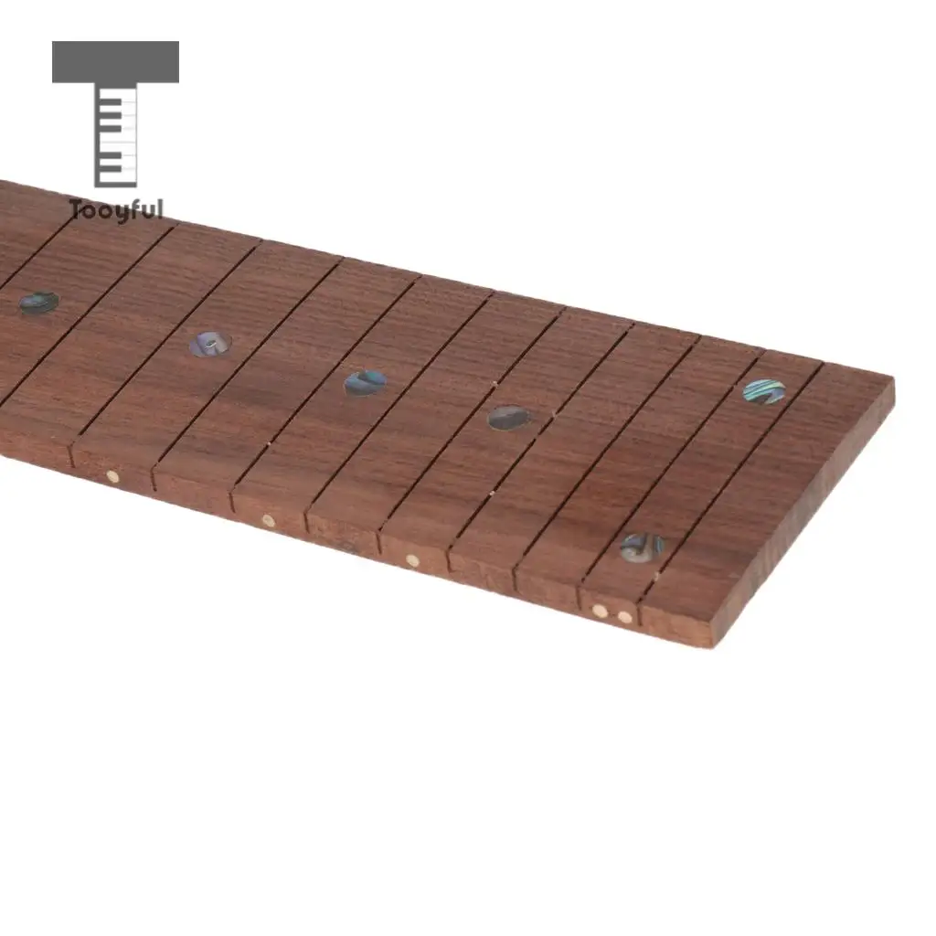 Rosewood 19/24 Guitar Fingerboard Fretboard Good Stability With White Acrylic Inlay Dot For Electric Guitar Replacement Parts