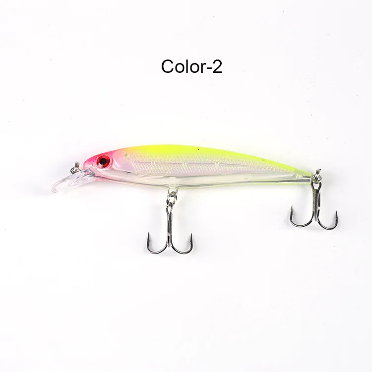 Drop Ship 13g 11cm Slim Long Style Body Shape Weight Transfer to Make Long Casting Hooks Musky Fishing Lure