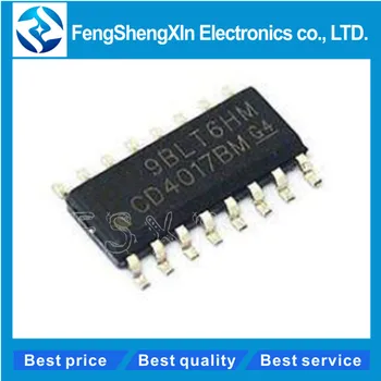 

10pcs/lot CD4017BM HEF4017BT CD4017 HCF4017 SOP-16 CMOS COUNTER/DIVIDERS IC