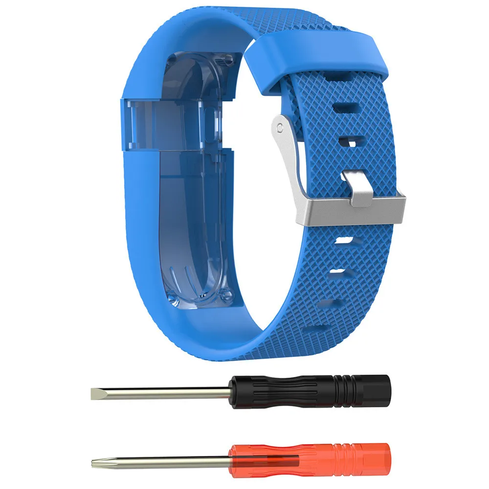 Замена силиконовой ленты Резиновый Ремешок Браслет для Fitbits заряд HR Прямая поставка jh0419