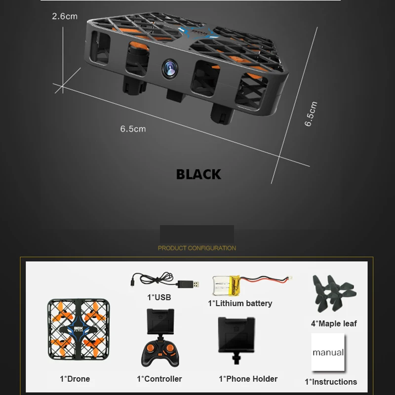 

Mini RC Drone FPV Quadrocopter Headless Model 4CH 6-Axis Gyro Remote Control Helicopter With wifi Camera or No Camera For Gifts
