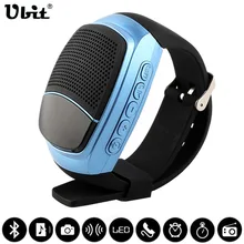 Ubit B90 Inteligente Relojes Cronómetro Alarma Reloj Deportivo Reloj de la Música de Manos Libres FM Radio disparador automático Anti-Alarma anti-perdida Bluetooth Altavoz