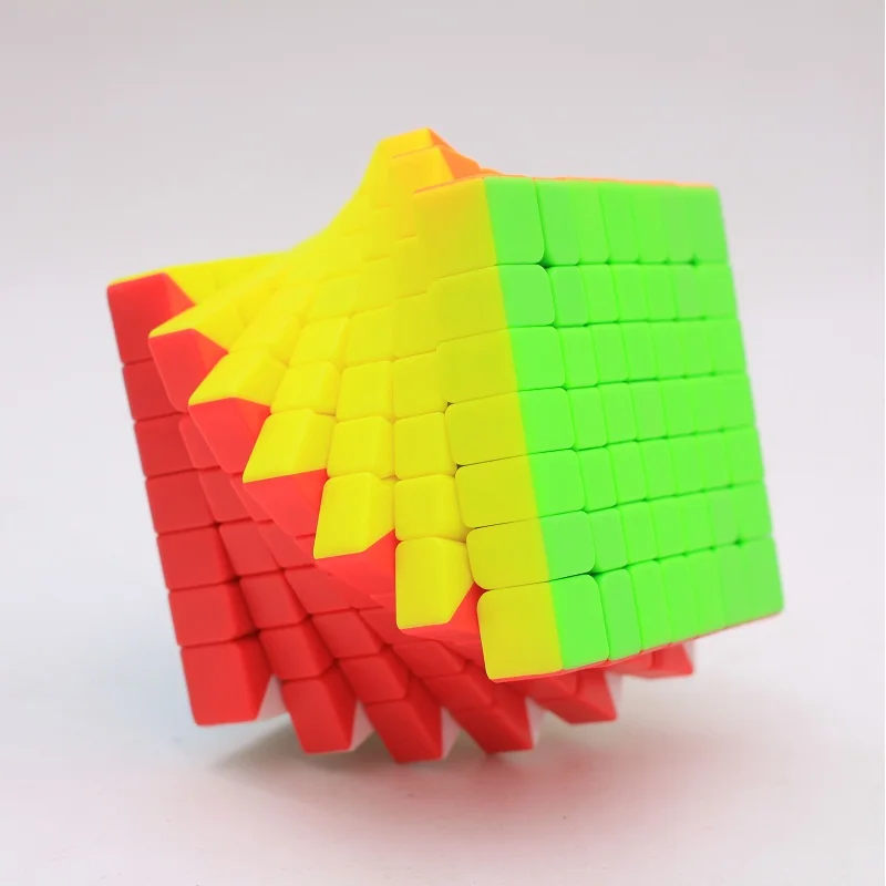 Educativos para Crianças Xmd Mofangge Qixing 7x7x7 Qiyi Cubo Stickerless 7 cm Qixing s 7x7 Magic Puzzle Mofangge Profissional Brinquedos 4 moFangGe Profissional Brinquedos Educativos para crianças