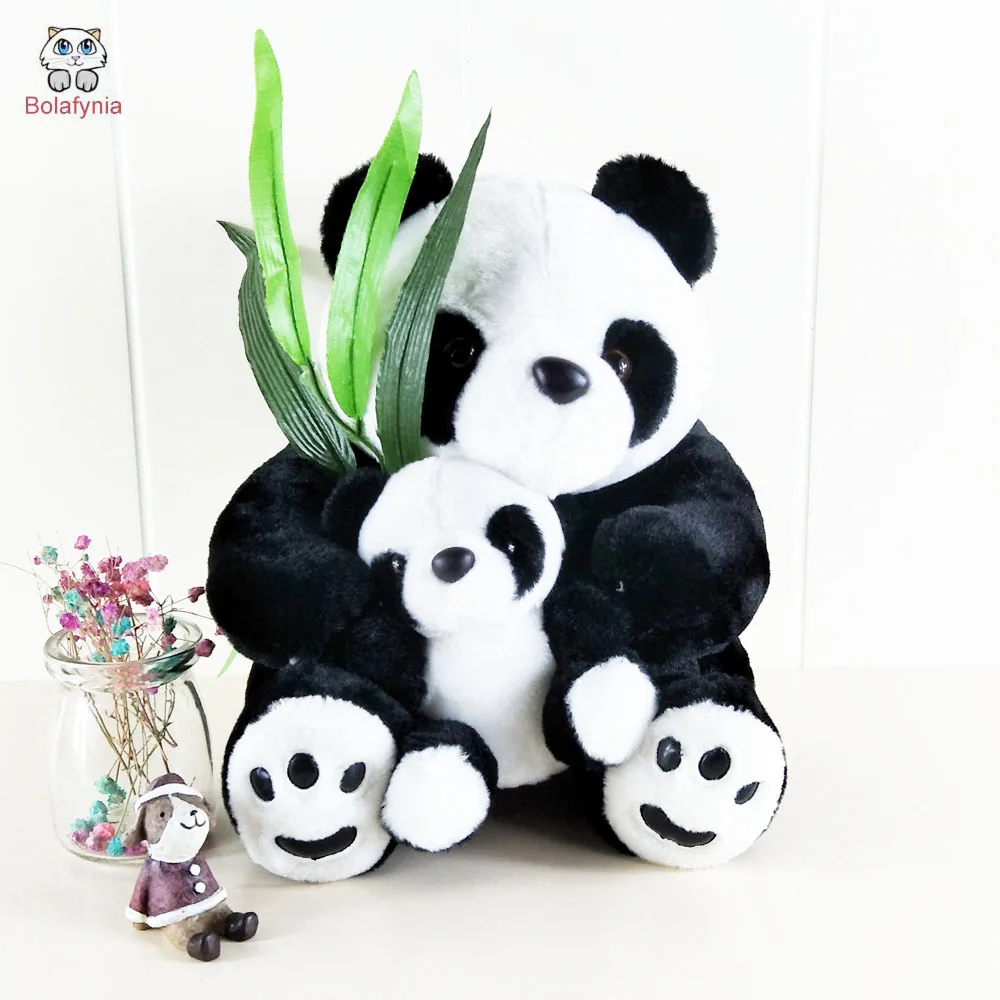 BOLAFYNIA детские плюшевые игрушки Китайская панда с bamboo Baby Kid Игрушка для Рождественский подарок на день рождения