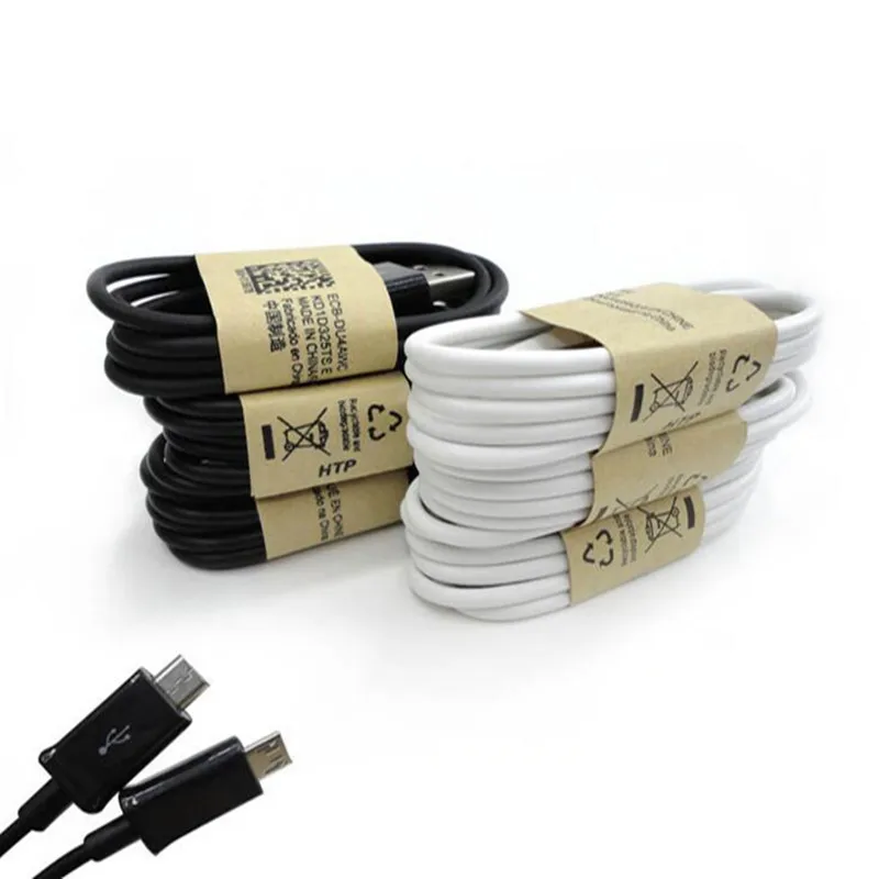 Wholesale price 500pcs White Black 1m 3FT OD 3.4MM Micro