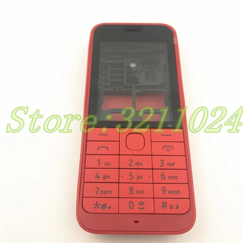 Задняя Крышка аккумуляторной батареи для Nokia 220 передняя и средняя рамка чехол с