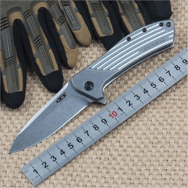 

Brave Fighter ZT0801 60HRC D2 Blade All-Steel Handle Folding Outdoor Camping Survival Tool Tactical Pocket Utility EDC Knives