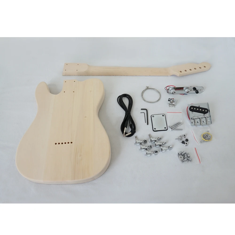 Aiersi бренд заводская цена Tele стиль Липа Diy электрогитары наборы Модель EK-002