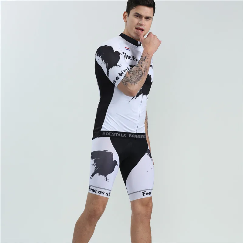 BOESTALK cycling kit mens 2019 world bicycle race team cycling clothing triathlon suit body ciclismo bike jersey set MTB maillot