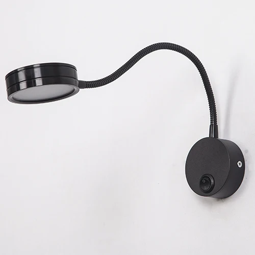 

New LED Wall Lamps 5W With Switch AC90-260V Bedroom Bedside Light Direction Adjustable Reading Lamp Home lighting ZBD0015