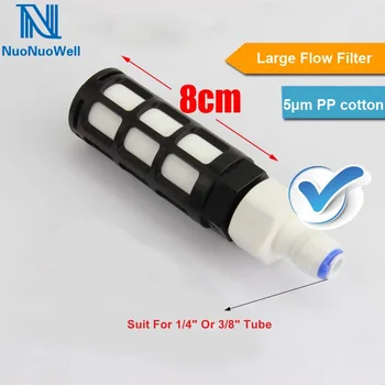 

NuoNuoWell Brand Aquarium Pump Pre-Filter 1/4'' 3/8'' Pipe Tube Coupling Connector Fish Shrimp Protect Water Purifier Tools