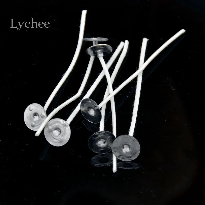 Lychee 50 шт./лот Новое поступление 3 5/4 5/7/10/13 5 см фитиль для свечей сустейнер из хлопка