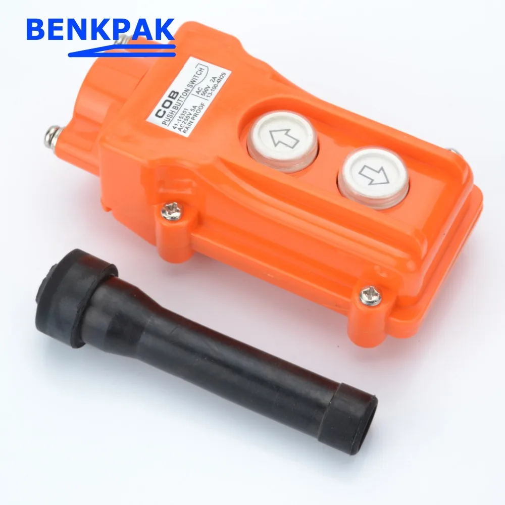 

1PC COB61 Waterproof Hoist Push Button Switch Crane Switch COB-61 Pendant Controller