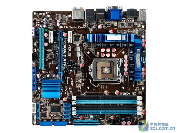 

original ASUS motherboard for P7H55D-M EVO LGA 1156 DDR3 for I3 I5 I7 CPU USB3.0 USB2.0 16GB H55 desktop motherboard