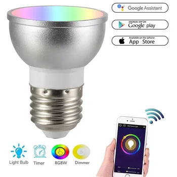 

Dimmable Wi-Fi Smart LED Light Bulb Timer RGB Color for Amazon Alexa Google Assistant TB Sale