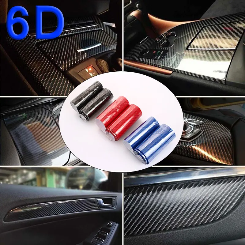 

152 X 10cm 6D Car Protection Film Car Decals Vehicle Side Mirror Paint Protection Universal HIGH GLOSS Car Sticker