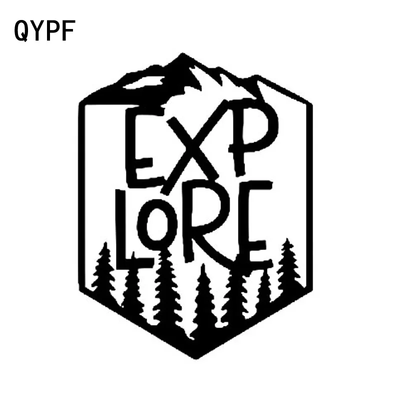 QYPF 12 см * 15 8 деликатное приключение и исследуйте горы приятный виниловый стикер