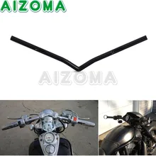 Мотоциклы " /25 мм V-балки руля черные откатные ручки баров универсальные для Harley Kawasaki Yamaha Honda Chopper кафе гонщик