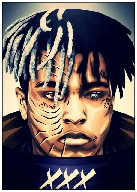 Модульный домашний декор настенная живопись на холсте XXXTentacion Rap хип хоп музыка звезда картины с певцом принты Северный плакат гостиная - Цвет: BO xianru1410-11