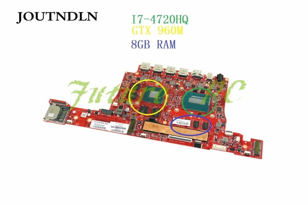 JOUTNDLN для HP OMEN 15 15-5000 15-5100 15-5113DX материнская плата ноутбука 806343-601 501 001 I7-4720HQ 8 ГБ ОЗУ