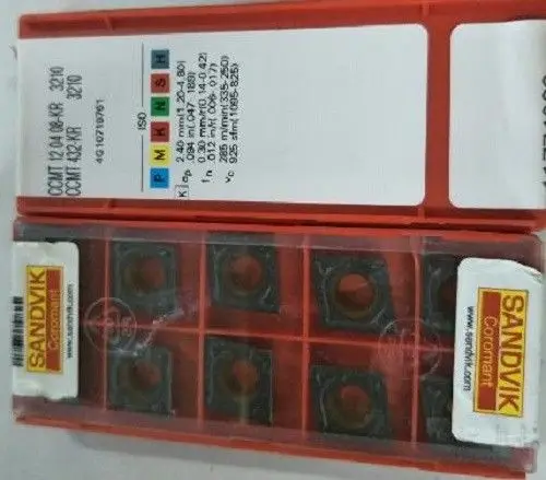 10 шт. вставки карбида CCMT120408-KR 3210