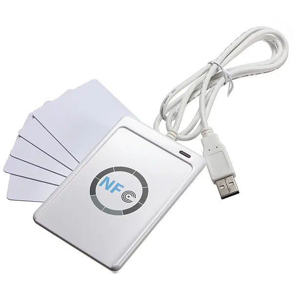 ACR122U-A9 RFID USB NFC Smart Card Reader Writer + 5pcs UID Card + M1 Clone Software цена ACR122U-A9 RFID USB NFC Smart Card Reader Writer + 5pcs UID Card + M1 Clone Software цены онлайн