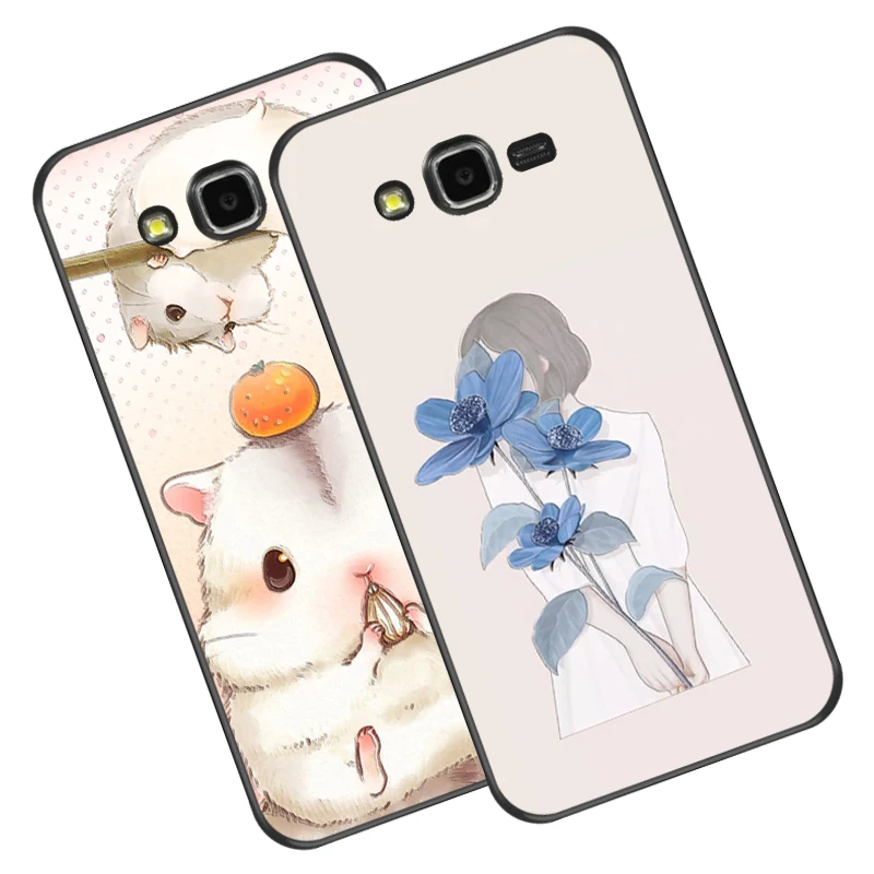 

Cute Animal Silicone Phone Case For Samsung Galaxy J7 2015 Soft Relief TPU Phone Cover For Galaxy J7 2016 J710 Cases