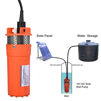 

1/2Inch 12V Submersible Deep Well Water DC Pump Alternative Energy Solar Powered