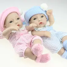 25 см новая имитация, кукла-младенец, полностью силиконовая кукла-Реборн, игрушки для младенцев, игрушки для душа
