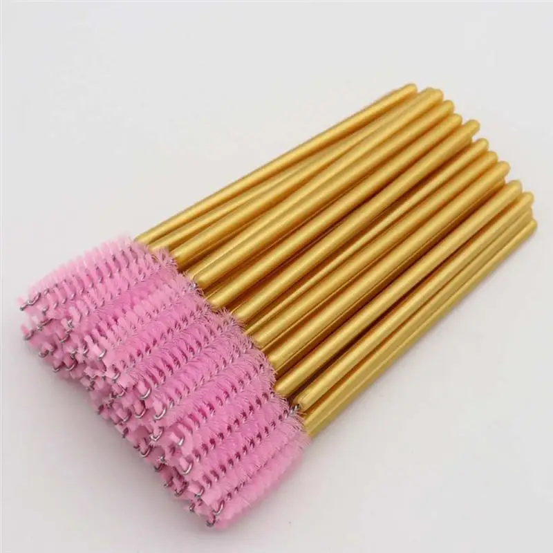 250 шт одноразовая щетка для ресниц тушь палочка аппликатор ассортимент цветные