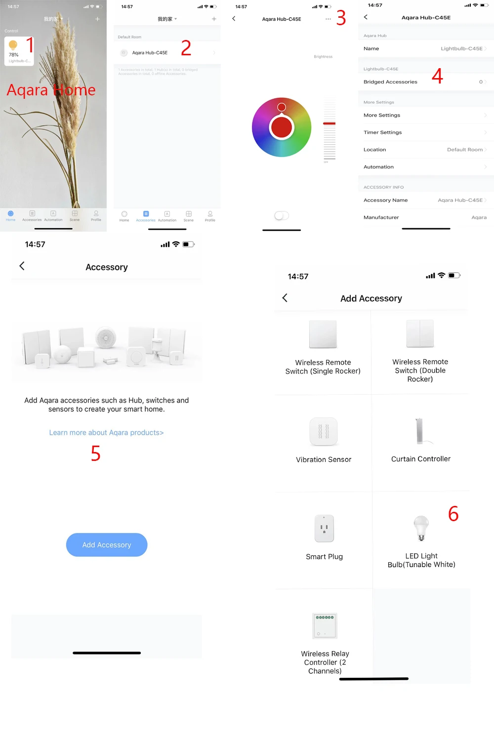 Bundled Sale Xiaomi Aqara 9W E27 2700K-6500K 806lum Smart White Color LED Bulb Light Lamp Work with Home Kits and MI Home APP (10)