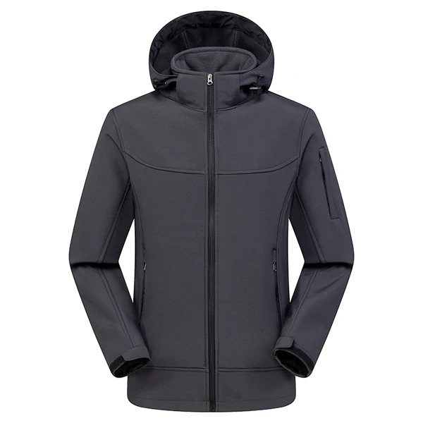 Горные уличные мужские и женские флисовые походные куртки, водоотталкивающая флисовая ветровка для кемпинга, альпинизма, треккинга, пальто VA350 - Цвет: Man Gray