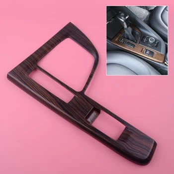 

Wooden Pattern Interior Shift Box Gear Position Panel Cover Trim fit for BMW X1 F48 2016-2017