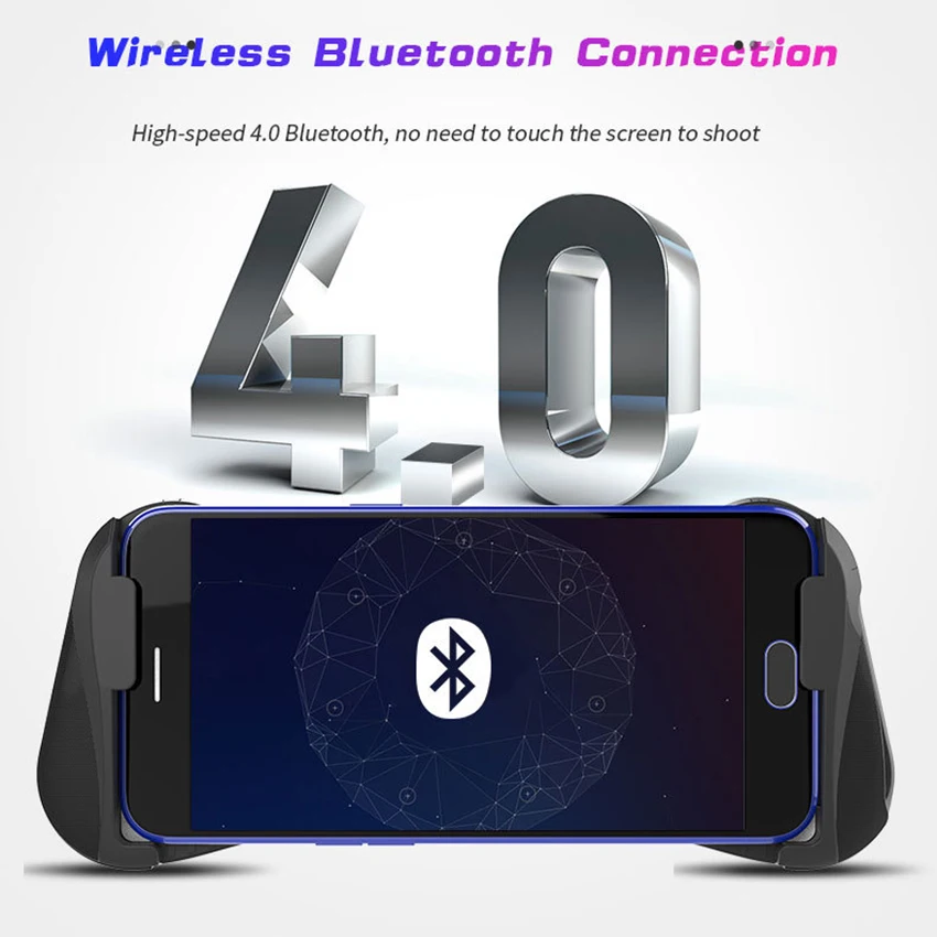  Bluetooth 4.0 PUBG Gamepad Controller PUBG Mobile Triggers Joystick Wireless Joypad For iPhone Cont