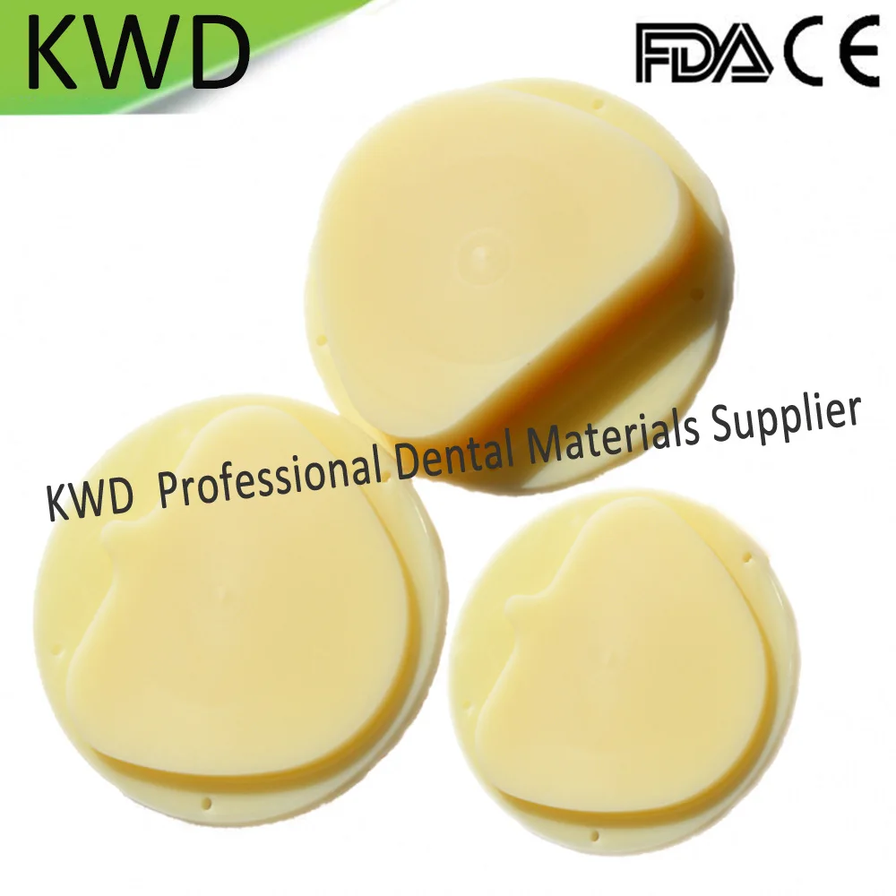 5 шт./лот Dental PMMA Disc Lab CAD CAM Amann Girrbach Mechine Denture Material Blank 89x71*12 мм Clear A1 A2 A3 | Красота и