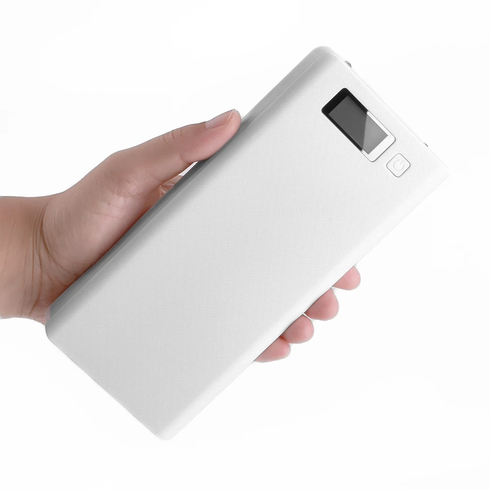 Vapeonly 18650 портативный аккумулятор банк питания Корпус ЖК-дисплей двойной USB пауэрбэнк 5 в 2A телефон зарядное устройство для iPhone samsung