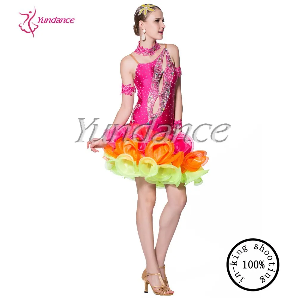 Новое платье ручной работы для Бальных и латиноамериканских танцев L-10212