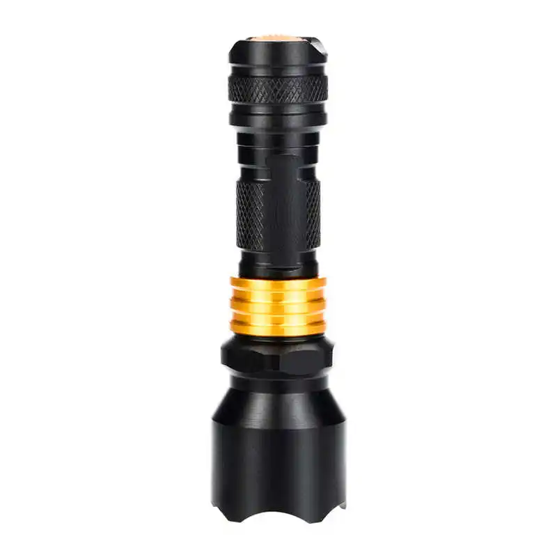 HOT Mini Q5 High Power Torch LED Tactical Flashlight AAA Lamp Light powerful led flashlight laser pointer #4S12 (5)