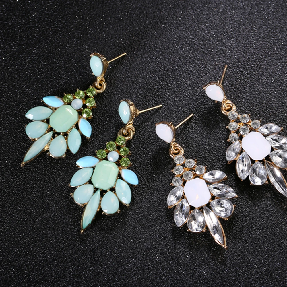 XIYANIKE новые серьги подвески из искусственного камня и смолы Модная бижутерия