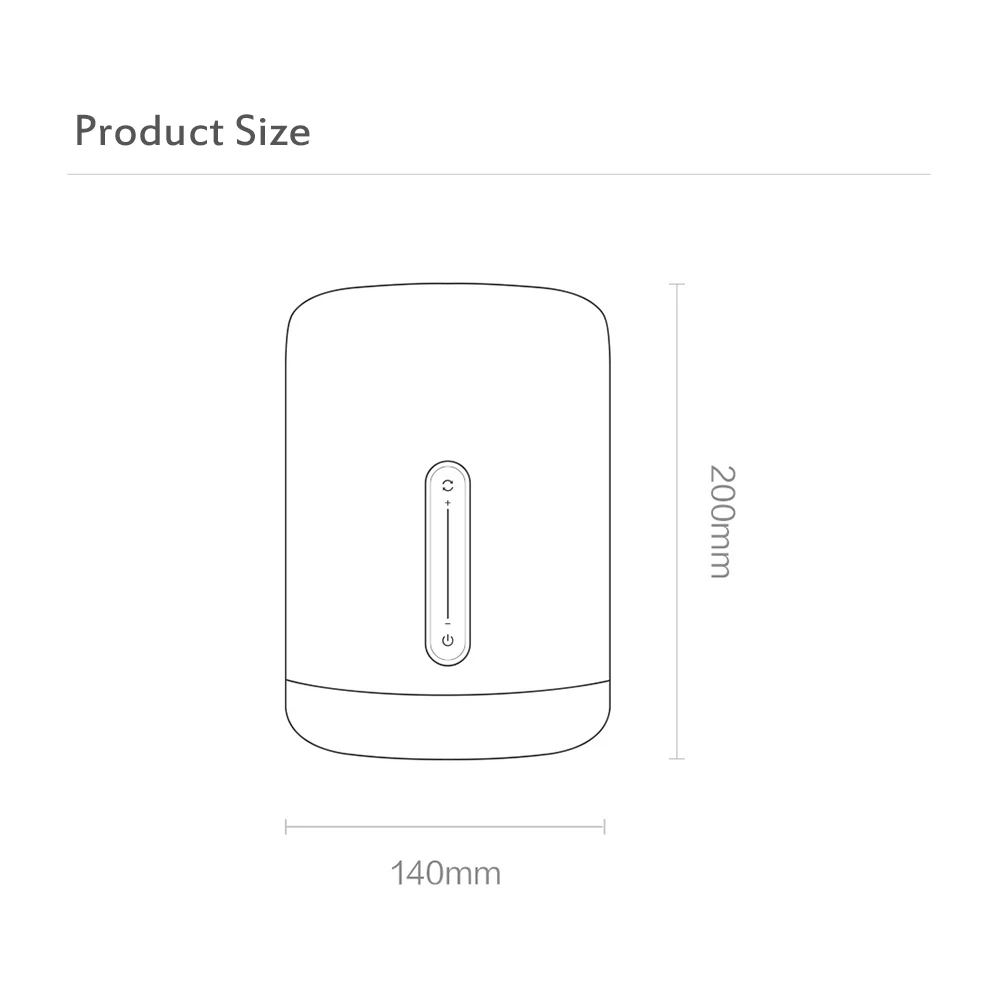 MI Mijia Yee светильник Mijia прикроватная лампа умное приложение Siri Голосовое управление сенсорный переключатель RGB версия ночной Светильник для Mihome Apple домашний комплект