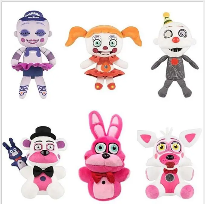 

Wholesale Five Nights At Freddy's 4 FNAF Freddy Foxy Plush Toys Doll Kids Toys Birthday Gift 25cm