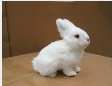 

WYZHY New Year Creative Gifts Simulation Fur Animal Simulation Rabbit Friends Children Gifts 18CM